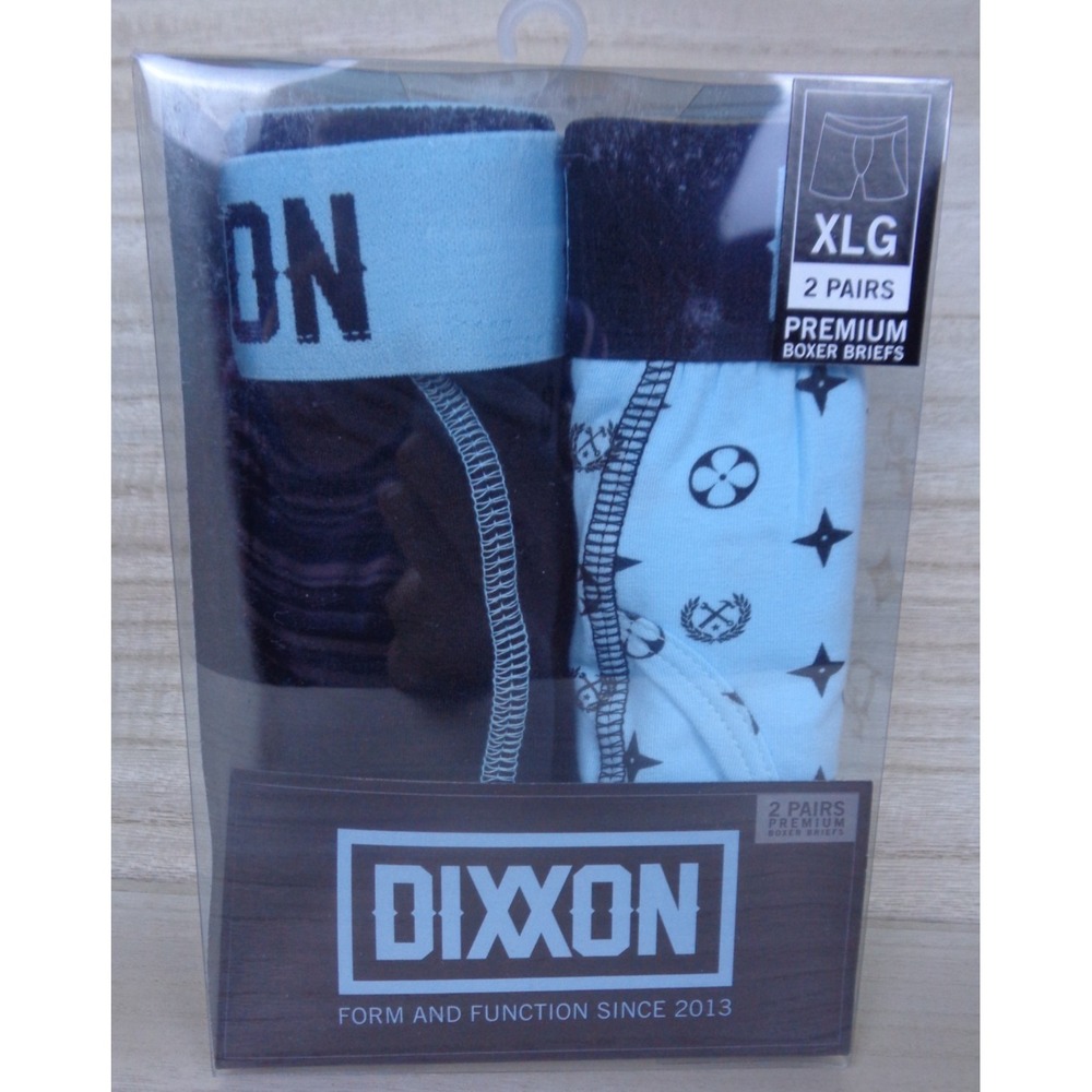 Dixxon Boxer Briefs Premium 2 Pack Mens Size‎ XL Blue